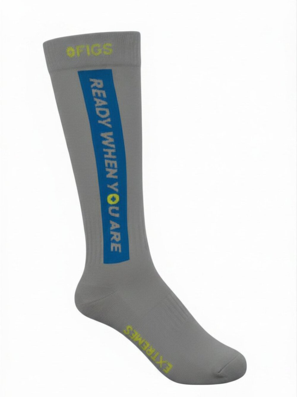 1 Pair FIGS Compression Heart Socks Size Large